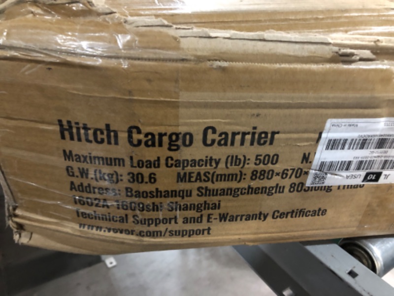 Photo 1 of ***STOCK PHOTO FOR REFERENCE ONLY*** Hitch Cargo Carrier 500 lbs Capacity