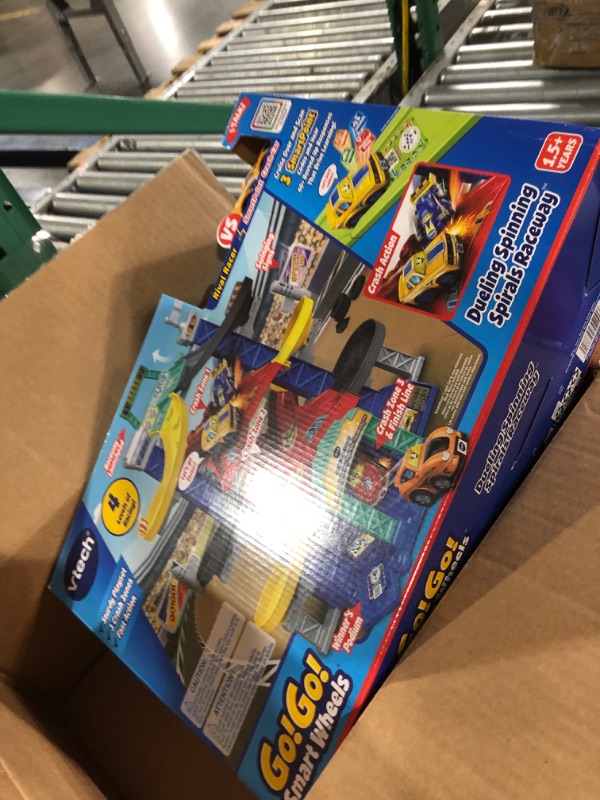 Photo 1 of VTech Go! Go! Smart Wheels Dueling Spinning Spirals Raceway Playset