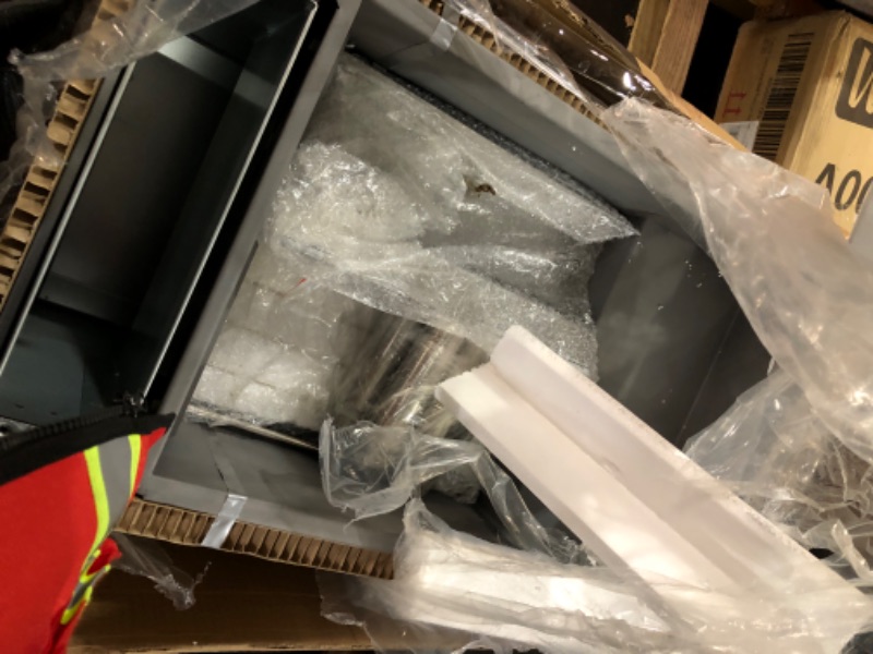 Photo 1 of ***PALLET PICK UP PICK UP TRUCK/ TRAILER PICK UP ONLY*** Koolmore Commercial 19 qt. Natural Gas 40 lbs. Floor Standing Deep Fryer, 90,000 BTU, ETL Listed in Stainless-Steel


