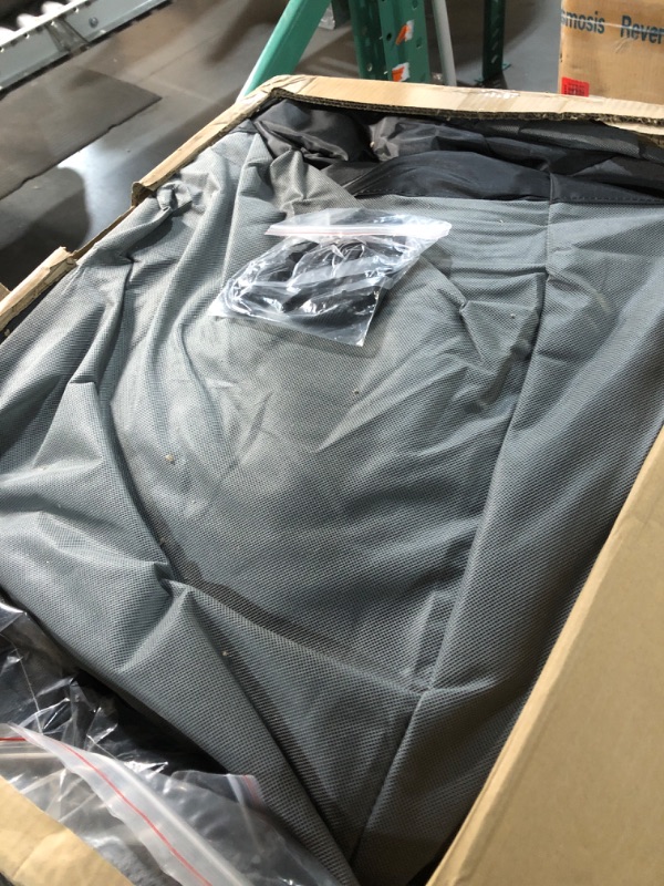Photo 1 of RVMasking 7 Layers Top Heavy Duty 5th Wheel RV Cover with 4 Tire Covers for 34'1"-37', Windproof Rip-Stop Anti-UV RV Cover, Dark Gray