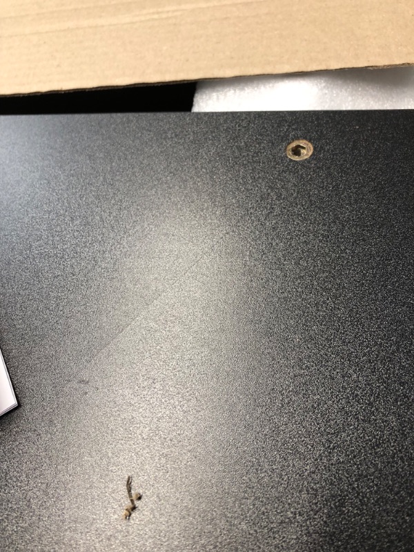 Photo 1 of ***USED - DAMAGED - BENT/SCRATCHED - LIKELY MISSING PARTS - SEE PICTURES***
SHW 36-Inch Height Adjustable Standing Desk Sit to Stand Riser Converter Workstation, Black
