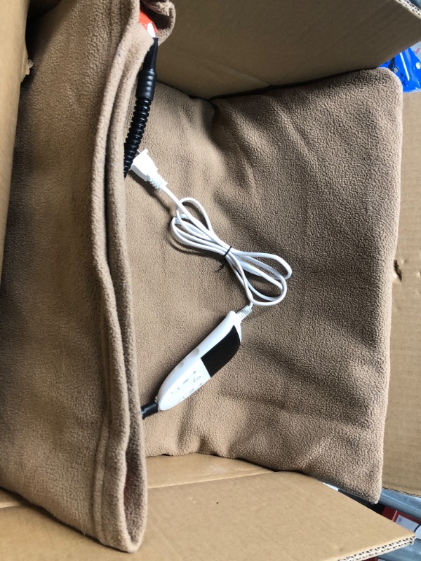 Photo 2 of  *USED POWERS ON*REFERENCE TO STOCK PHOTO* UPGRADED Pet Heating Pad for Dog & Cat, Multi-Size Extremely Waterproof Heated Cat Dog Bed for Outside, Pet Heater Warmer Mat Blanket for Senior Dog Cat House Whelping Box BROWN