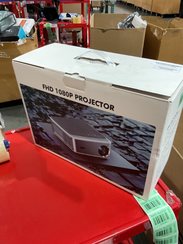 Photo 1 of [Electric Focus/Auto Correction] 900 ANSI Ultra HD, DBPOWER Native 1080P 5G WiFi Bluetooth Projector, HD Outdoor Projector 4K Support, 4P4D/Zoom/PPT, Portable Mini Movie Projector for Phone/Laptop/DVD