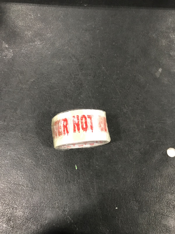 Photo 1 of DIYASY Halloween Caution Tape Decorations, Do Not Enter Roll 1.9 inch x 82 feet Scary Danger Warning Tape Fright Tape for Party Haunted House Décor Indoor Outdoor