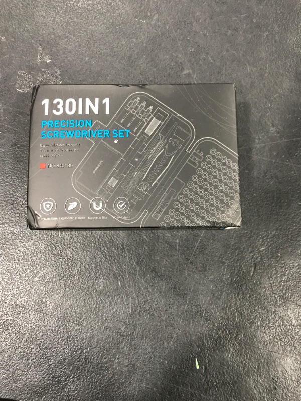 Photo 1 of Precision Screwdriver Set, Laptop Repair Tool Kit, Kingsdun 130 in 1 Professional Computer Magnetic Screwdrivers Kit with 120 Bits Torx Star Screwdriver for PC, Xbox, Phone, Switch, Rc Car DIY