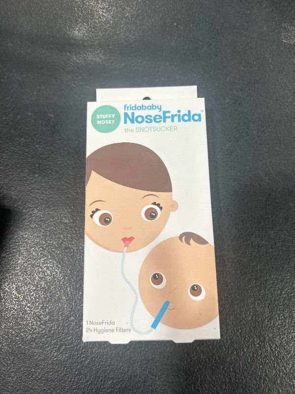 Photo 2 of Frida Baby NoseFrida SnotSucker Nasal Aspirator for Baby, Baby Nose Sucker with 24 Extra Hygiene Filters