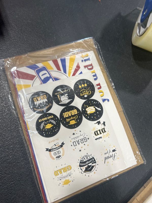 Photo 1 of Graduation Cards, Graduation Cards 2024, Funny Graduation Card, 20 Pack Congratulations Cards with Envelopes, Graduation Greeting Cards Grad Gift Cards College High School Graduation Party Decorations