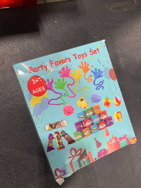 Photo 1 of 118 Pcs Party Favors for Kids, Pop Fidget Toys, Treasure Box Toys, Classroom Prizes, Pinata Filler Goodie Bag Stuffers, Treasure Chest, Carnival Prize Box Toys for Boys Girls 4-8-12
