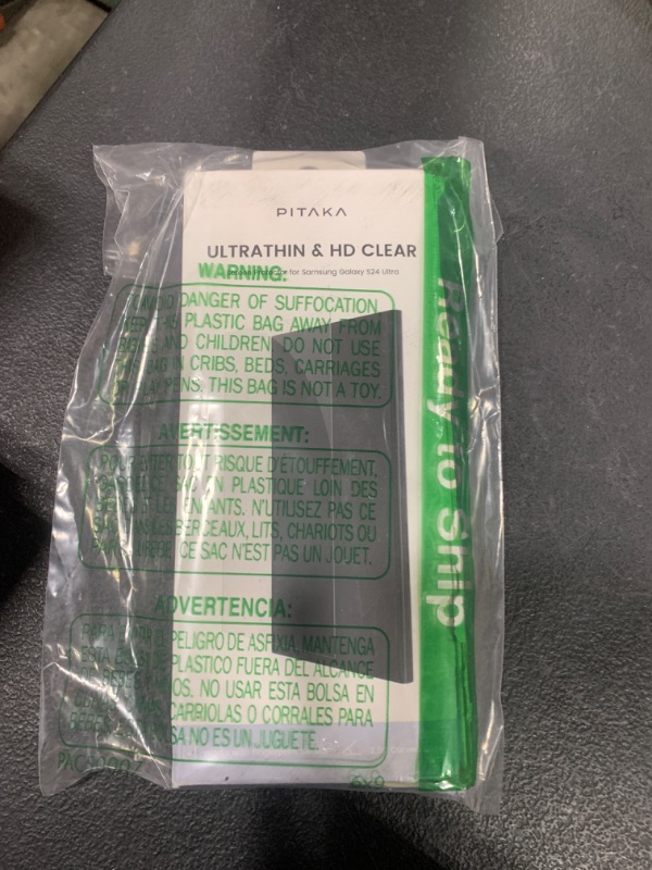 Photo 1 of pitaka 2 Pack S24 Ultra Screen Protector, Slim 3D Curved Samsung Galaxy S24 Ultra Screen Protector, HD Clear Soft Galaxy S24 Ultra Screen Protector