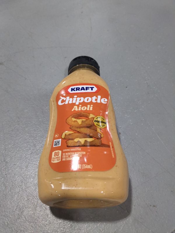 Photo 1 of Kraft Chipotle Aioli - 12 Fl Oz, BB 12/19/2024
