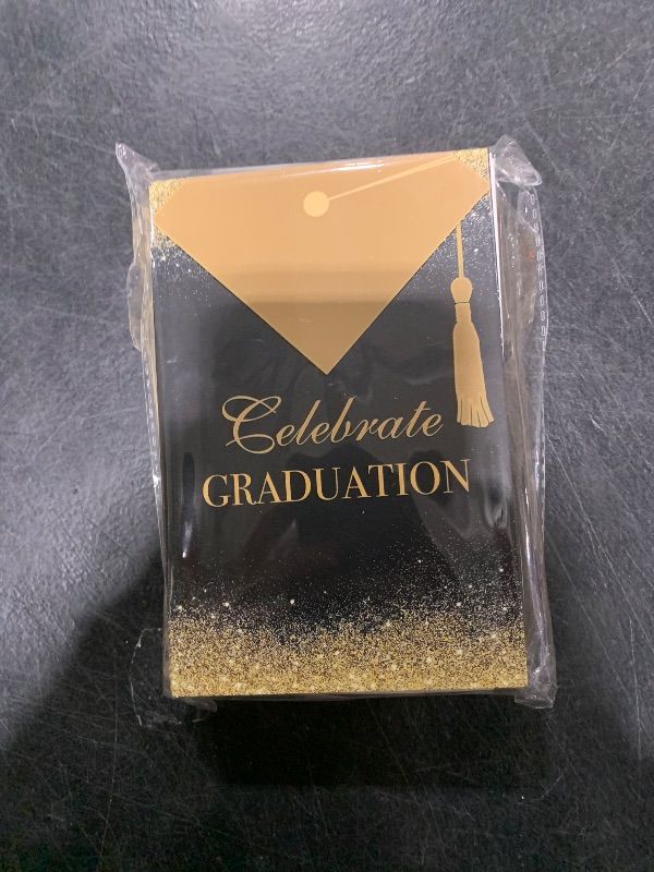 Photo 1 of AMZAI Graduation Cards, Graduation Cards 2024 with Envelopes and Gold Foil, 24 Pack Bulk Graduation Greeting Cards, Grad Gift Card for College & High School Graduation Party Decoration