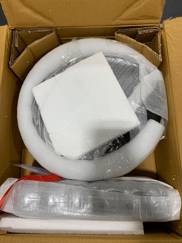 Photo 1 of Creative Co-Op Stacked Pedestal Cocktail Side Table, Black