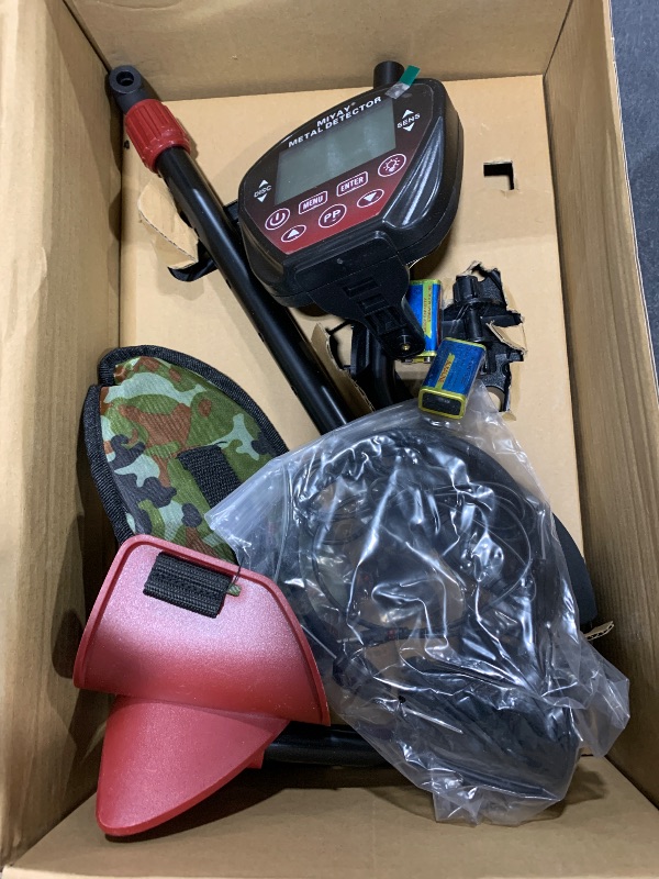 Photo 1 of Professional Metal Detector for Adults Waterproof, Gold Metales Detectors Lightweight with LCD Display, Pinpoint & Disc & Notch & All Metal 5 Modes, Set of Metal Detector, Battery Included