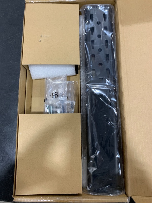 Photo 1 of WALI Single Monitor Stand, Height Adjustable Monitor Mount, Free-Standing Desk Monitor Stand Riser with Mounting Holes 75 to 100mm Fits Monitor Screen up to 32 inch, 33lbs (GMF001N), Black