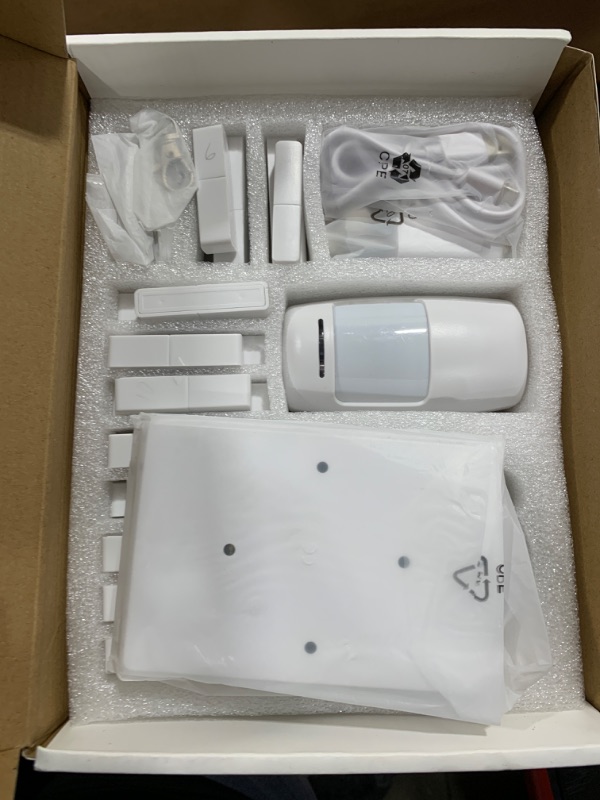 Photo 1 of tolviviov Alarm System for Home Security, DIY Door Alarm Security Systems, Smart App Alerts, 15Piece Kit, No Monthly fee, WiFi Alarm, Door Window Motion Sensor, for Home Security, and Kids Safety