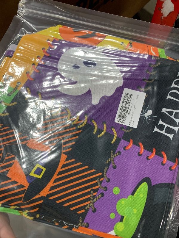 Photo 1 of Halloween Tablecloth, Halloween Table Cloth Waterproof, Halloween Kitchen Table Decor for Dining Holiday Party 60x60 Inch Round