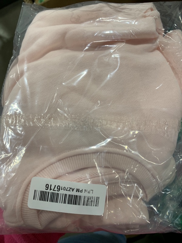 Photo 1 of Amazon Essentials x Sofia Grainge Unisex Babies' Sweatshirt & Sweatpant Set, Pale Pink, 0-3 Months