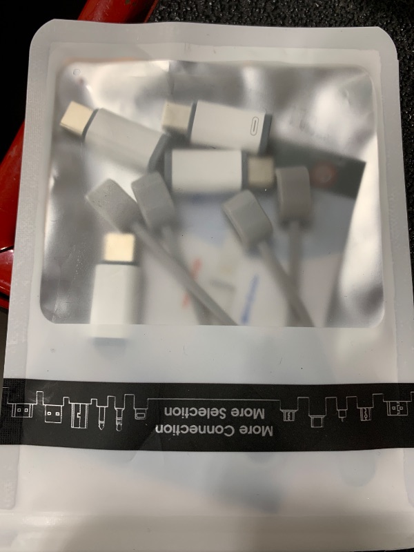 Photo 1 of 4 Pack Lightning to USB C Adapter for iPhone 15/16 Pro/16 Pro Max/Plus,Samsung S24,iPad Air,Nintendo Switch,Fast Charging&Data Transfer,Type C Charger Connector Cable,for iPhone 16/15 Charger