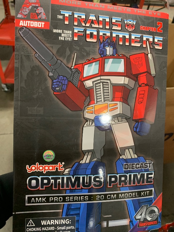 Photo 1 of YOLOPARK Transformers Toys Optimus Prime, 7.87 Inch Transformers G1 Optimus Prime with Upgraded Weaponry,Highly Articulated Collectible Transformers Action Figure for Ages 15 and Up,No Converting