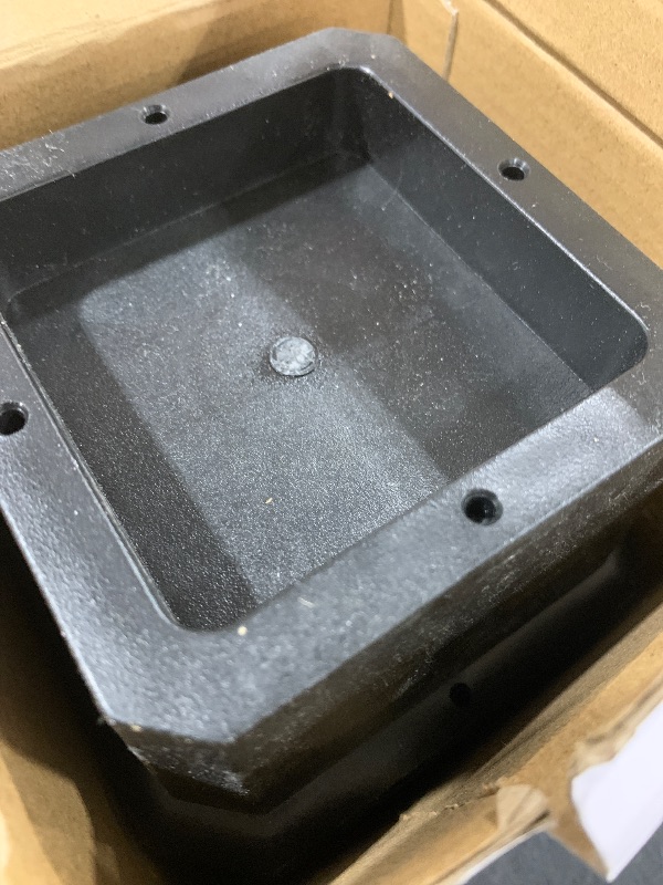 Photo 1 of ANNKUT Furniture Risers 2 Inch-Bed Risers Heavy Duty-Desk Risers for Chair and Table Legs Elevation -Bed Lifts Risers (Set of 4 Riser, Black)