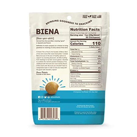 Photo 1 of BIENA Chickpea Snacks Variety Pack | Gluten Free | Dairy Free | Vegetarian | Plant-Based Protein - 6 Bags (Packaging May Vary) EXP: 05/01/25