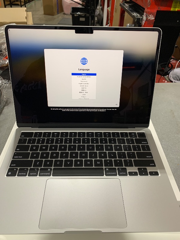 Photo 5 of Apple 2022 MacBook Air Laptop with M2 chip: Built for Apple Intelligence, 13.6-inch Liquid Retina Display, 16GB RAM, 256GB SSD Storage, Backlit Keyboard, 1080p FaceTime HD Camera; Silver