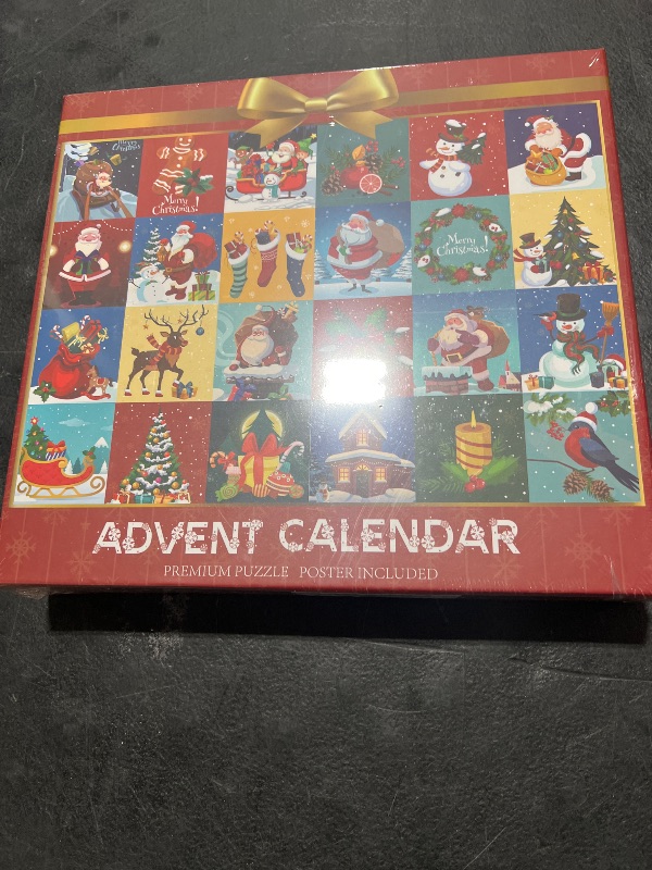 Advent Calendar 2024 Jigsaw Puzzles for Adults Kids, Christmas Vacation