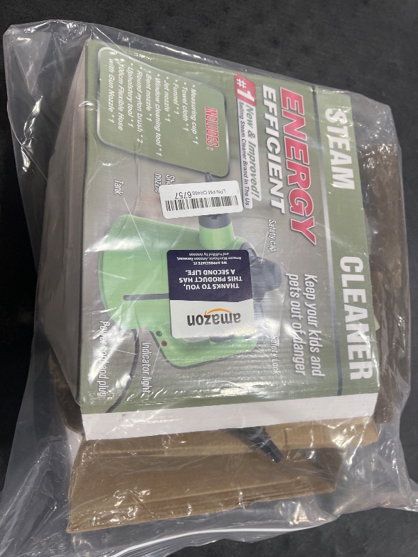 Photo 1 of Handheld Steam Cleaner, Pressurized Multi-Surface Steam Cleaner for Home Use with 10pcs Tools and Safety Lock to Remove Grime, Grease, Steamer for Cleaning Floor, Upholstery, Grout and Car