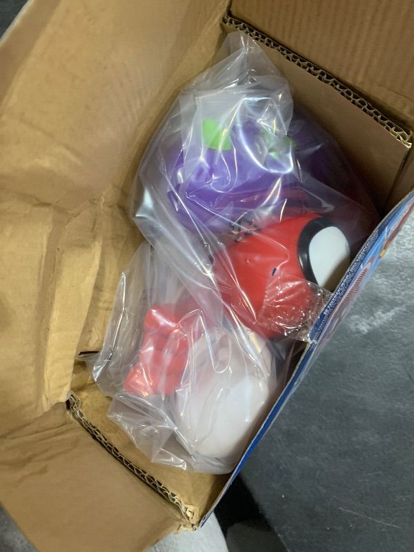 Photo 1 of MARVEL Spidey and His Amazing Friends Bath Toy Set - Spidey Wall Mount with Web Net and Four Bath Squirters