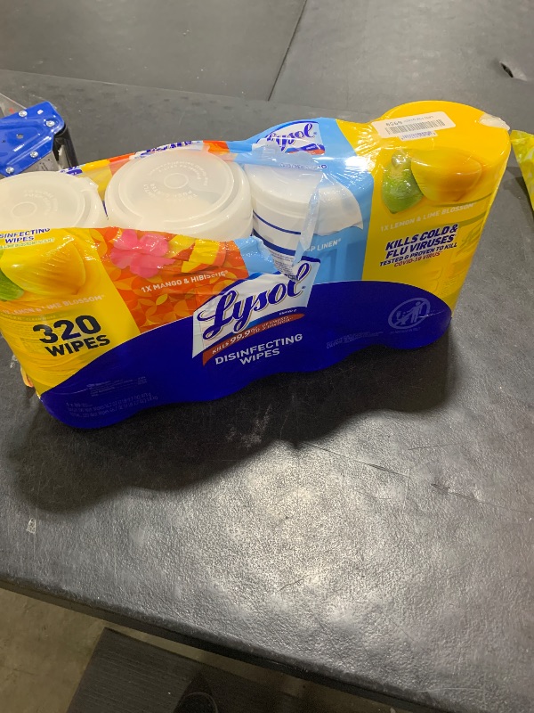 Photo 1 of Lysol Disinfecting Wipes Bundle, Home Apartment Dorm Room Essentials and Cleaning Supplies, All Purpose Cleaner, Multi-surface Cleaning Wipes, Multi-Scent Sanitizing Wipes Bundle, 80 Count (4pk)