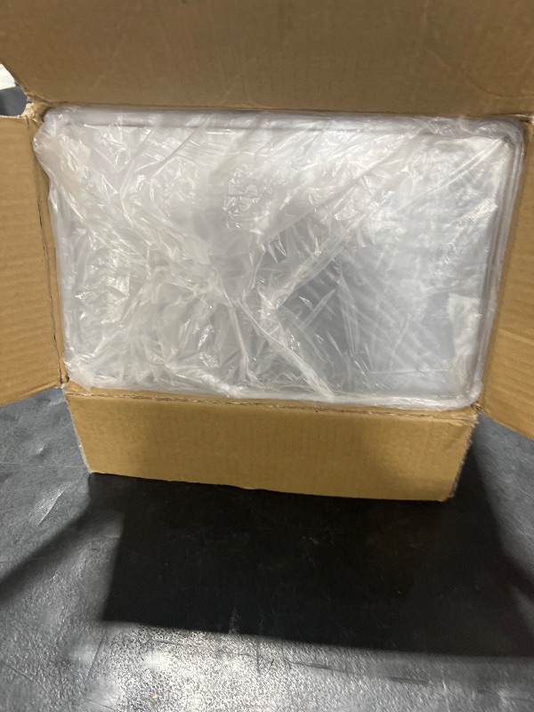 Photo 1 of 6 Pack Clear Storage Bins with Lids, 7 Quart Stackable Storage Boxes for Storage and Organization, Plastic Storage Containers with Lids, Plastic Bins with Handles for Office, Bedroom, Study Room