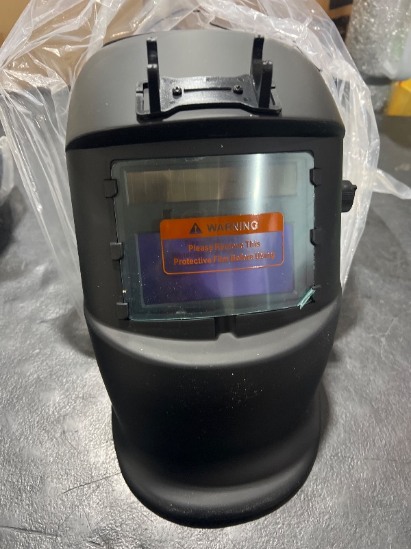 Photo 1 of TRQWH Welding Helmet with Light True Color Auto Darkening Welding Helmets for Men Solar Powered Welding Hood with 2 Arc Sensor Wide Shade 4/9-13 for TIG MIG ARC Cool Welder Mask Careta Para Soldar