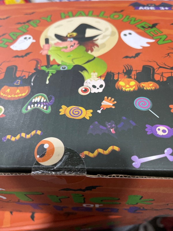 Photo 2 of 144 PCS Halloween Party Favors For Kids, 18 Pack Prefilled Halloween Pumpkins bucket with Toys Halloween Toys Bulk for Halloween Party School Classroom Prizes Rewards Trick or Treats Gifts