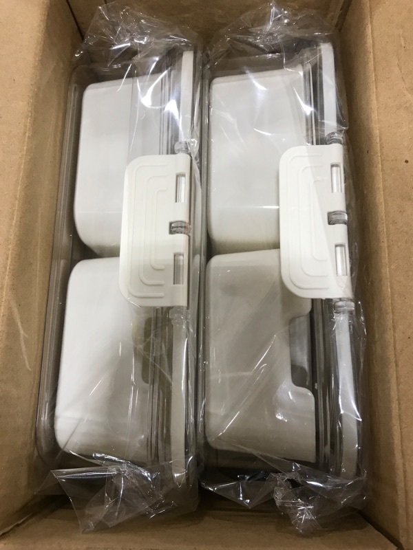 Photo 1 of ESDUA Snackle Box Container, Divided Serving Tray with Lid and Handle Snack Box, Travel Charcuterie Board with Lid Candy Organizer, Snack Organizer Veggie Tray&Fruit Tray (2 Pcs - 8 Compartments)