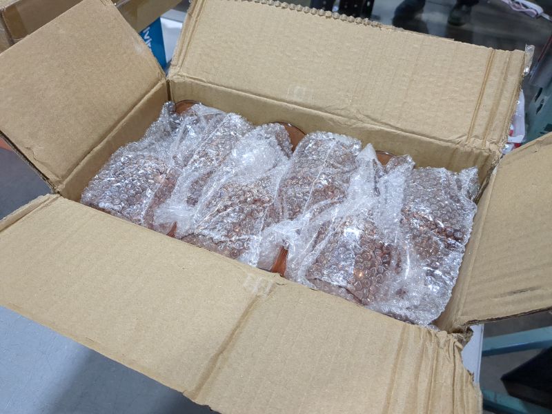 Photo 1 of Veiuwa 24 Plastic Rose Gold Wine Glasses, Plastic Amber Wine Glasses, Rose Gold Plastic Goblets, Pink Plastic Wine Glasses, Plastic Wine Glasses for weddings, everyday parties and more!