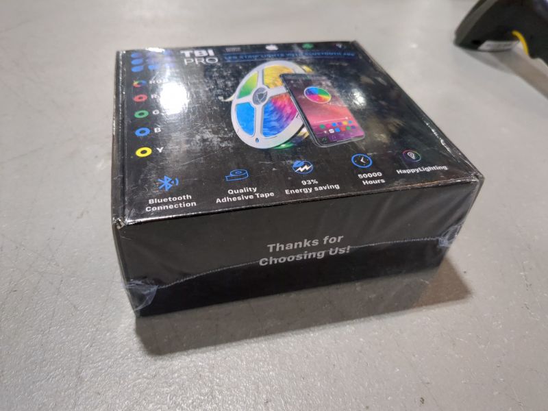 Photo 1 of LED Strip Lights Kit 20ft Extra Adhesive 3M Tape - 300 LEDs SMD 5050 RGB Light, 44 Key Remote Controller, Flexible Changing Multi-Color Lighting Strips for TV, Room