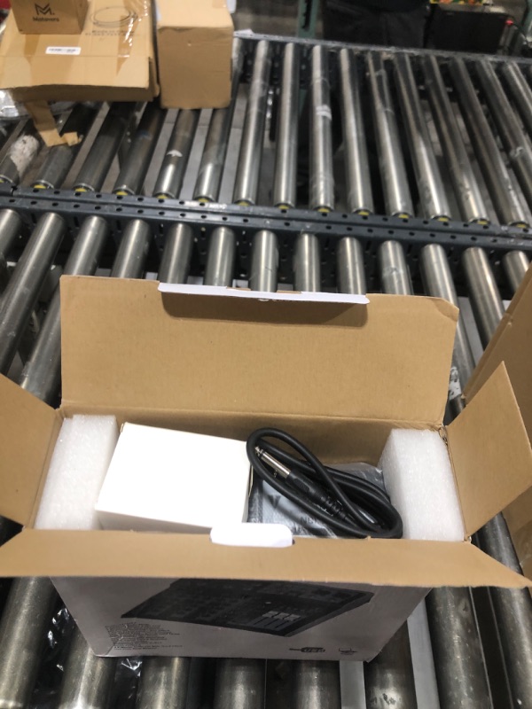 Photo 1 of 4 Channel Audio Interfacer DJ Mixer Sound Board 16-Bit DSP Effect USB Audio Mixer Effects +48V Phantom Bluetooth for Karaoke Studio Streaming Recording,Live Streaming