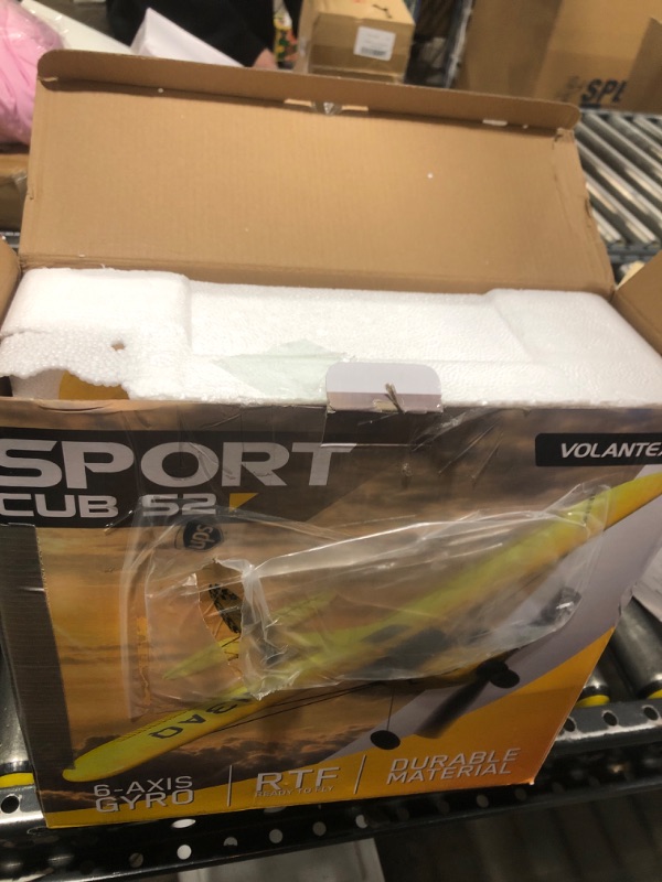 Photo 1 of VOLANTEXRC RC Plane Trainer Sport Cub 3CH Remote Control Airplane with Prop Saver, 6-Axis Gyro Stabilizer & 3 Modes to Fly, Radio Controlled Aircraft RTF for Beginners, Kids and Adults (400mm,Yellow)