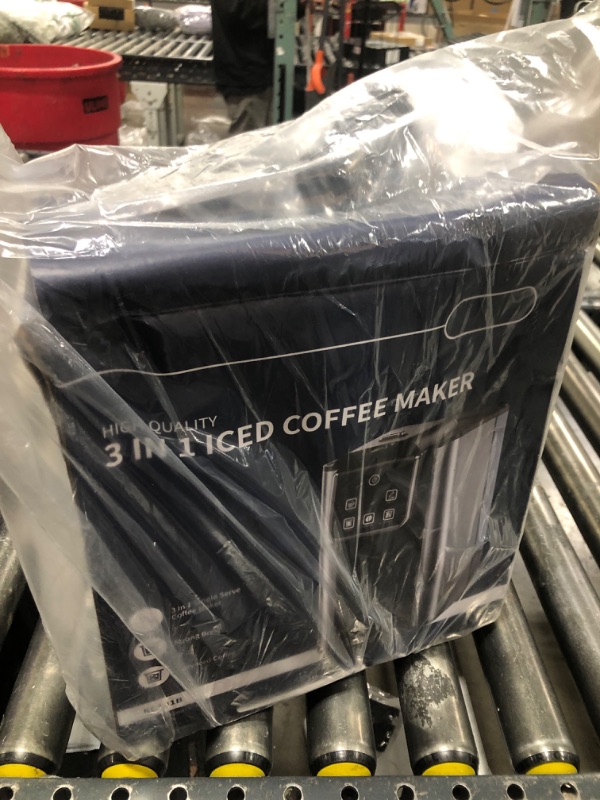 Photo 1 of SHARDOR Single Serve Coffee Maker, Hot and Iced Coffee Machine for K Cup Pods & Ground Coffee, 6 to 14 Oz Brew Sizes, with 50 oz Large Water Tank, Removable Drip Tray, Stainless Steel