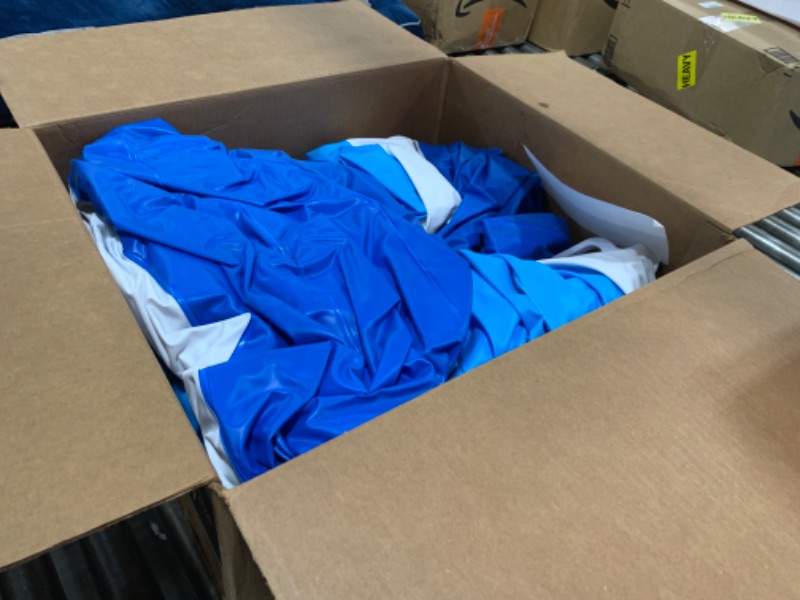 Photo 1 of Inflatable Swimming Pool, 70"x30" Large Deep Round Inflatable Pool with Handles Family Pool, Summer Water Party, Kids, Outdoor, Garden Backyard, Suitable for Adults & 3+ Year Olds (Blue)