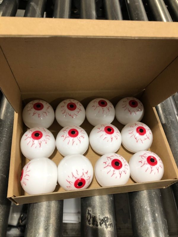 Photo 2 of Anditoy 12 Pack Halloween Eyeball Lights LED Tealights for Indoor Halloween Decorations Home Halloween Decor