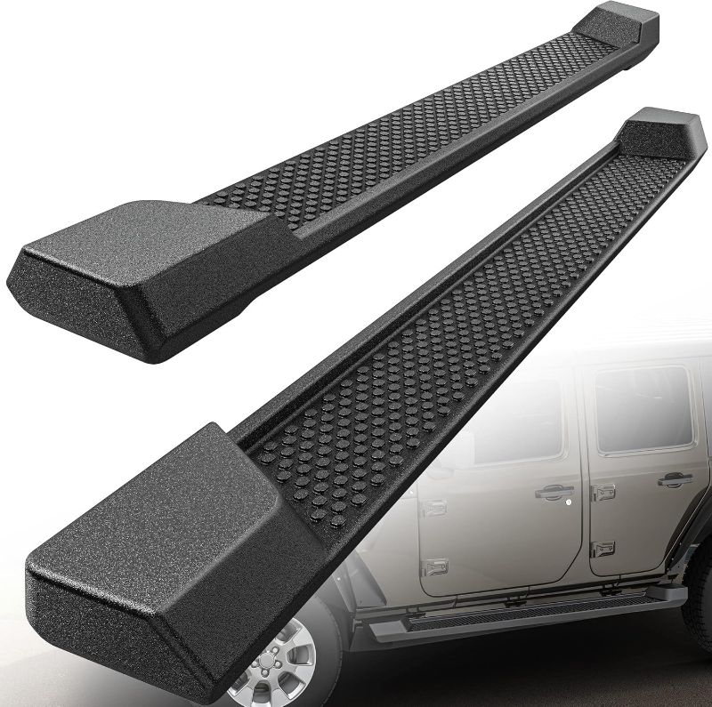 Photo 1 of YITAMOTOR Running Boards Compatible with 2007-2018 Jeep Wrangler JK 4 Door, Nerf Bars, Black Side Steps (Not for JL Model)
