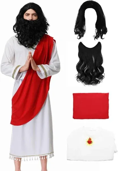 Photo 1 of Amscan Mens Jesus Costume Set - Nativity Scene Adult Standard Size
