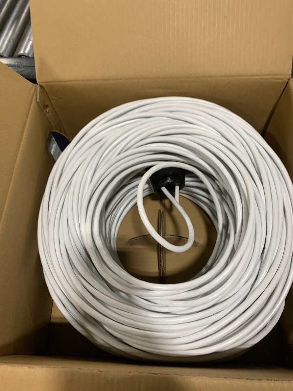 View 2 of celertec CAT6 Shielded Ethernet Cable, 500ft, FTP (Overall Foil Shield), 23AWG Solid Bare Copper, 550MHz, ETL Listed &CMR Riser Rated, Indoor, Bulk Ethernet Cable, White