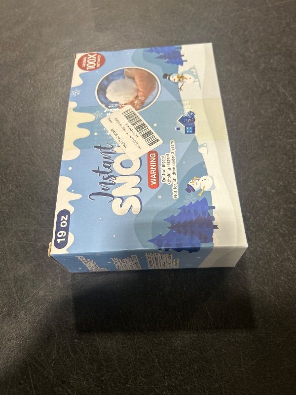 Photo 1 of RGQSUN 19 Ounces Instant Snow Powder Artificial Instant Snow,Fluffy Fake Snow Decoration Snow Sensory Play for Cloud Slime,Snowball Fights,Christmas Decor,DIY,Crafts,Photography