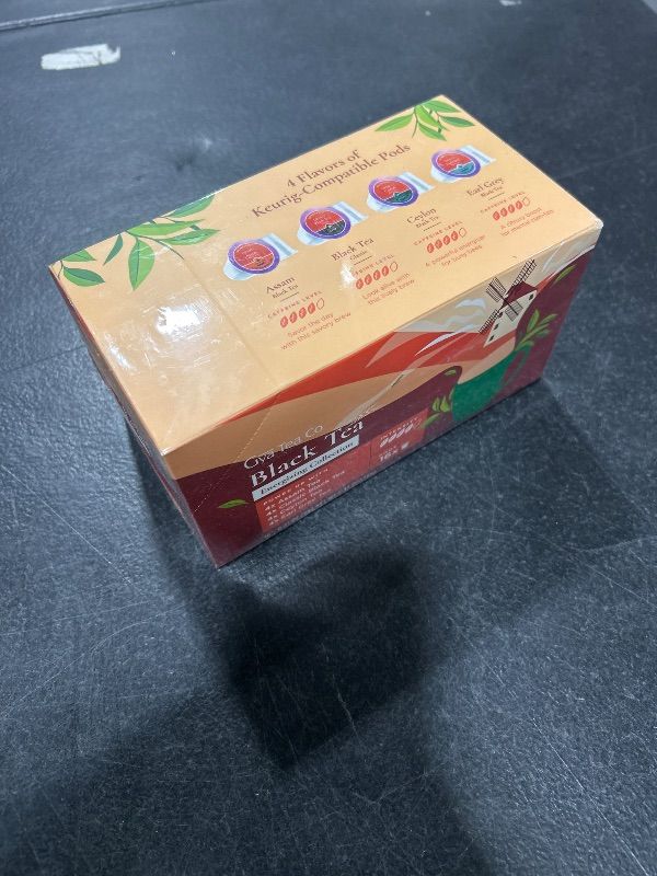 Photo 1 of Gya Tea Co Black Tea K Cups Tea Gift Set (16ct) - Tea Pods Variety Pack with Assam, Black, Ceylon & Earl Grey Tea 4 Flavors - Tea Lovers Get Well Gifts for Refresh & Energy -- EXP NOV 2026