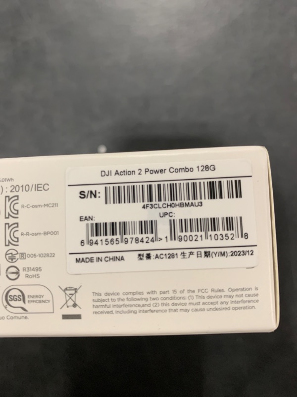 Photo 5 of DJI Action 2 Power Combo (128GB), Action Camera 4K + Extended Battery Module, 4K/120fps, Super-Wide 155° FOV, Magnetic Attachments, Stabilization Technology, Mini Action Camera