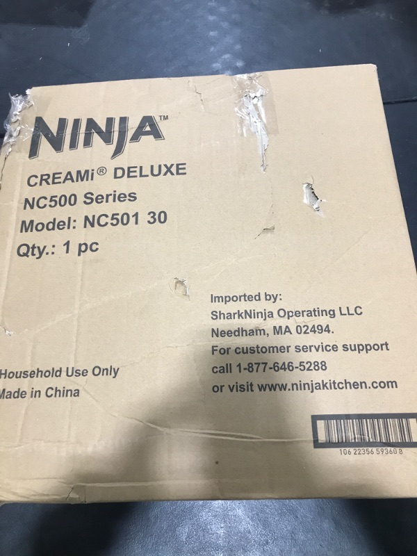 Photo 2 of Ninja NC501 CREAMi Deluxe 11-in-1 Ice Cream & Frozen Treat Maker for Ice Cream, Sorbet, Milkshakes, Frozen Drinks & More, 11 Programs, with 2 XL Family Size Pint Containers, Perfect for Kids, Silver