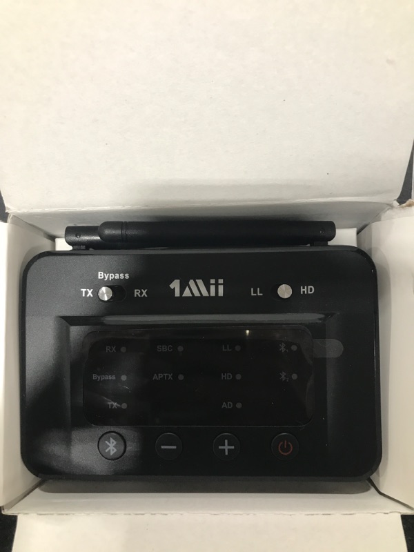 Photo 2 of 1Mii Long Range Bluetooth 5.0 Dual-Link Optical Analog Bypass Mode Inputs and Outputs Transmitter Receiver for TV, Home Stereo