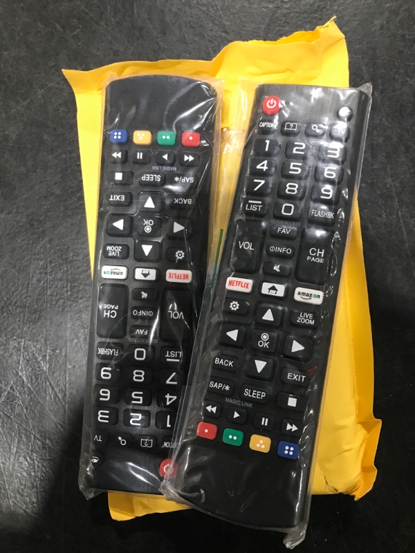 Photo 2 of ?Pack of 2? New Universal Remote Control for All LG TV Remote, Replacement Remote Compatible for All LG Smart TV, LED, LCD, HDTV, 3D, Series TV